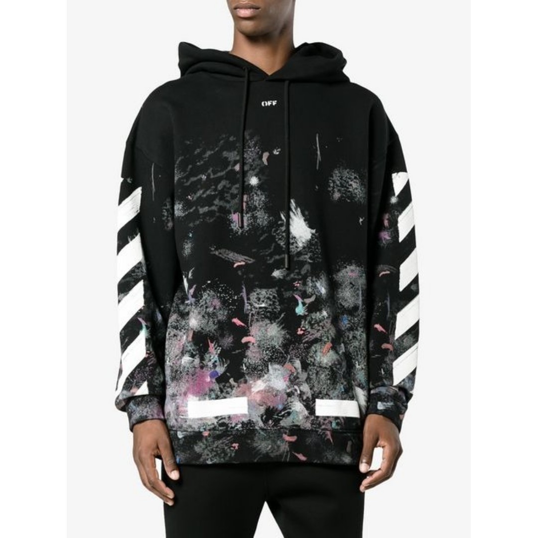 tage medicin Midler bånd Off White Galaxy Pullover Hoodie [XXS,M], Men's Fashion, Tops & Sets,  Hoodies on Carousell
