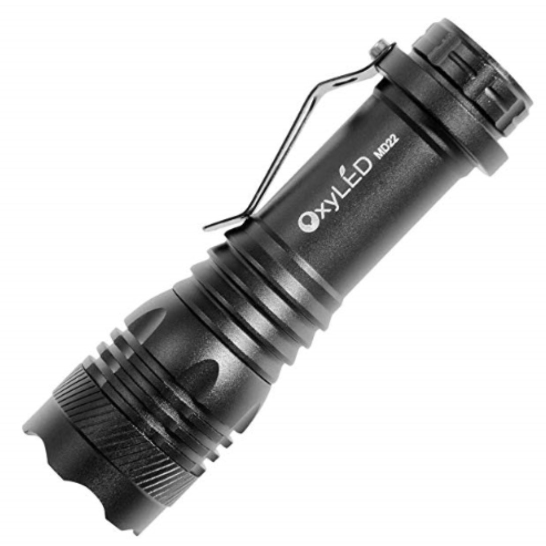 P9 OxyLED LED Flashlight Torch MD22, High-Lumen, ZOOM, Waterproof ...
