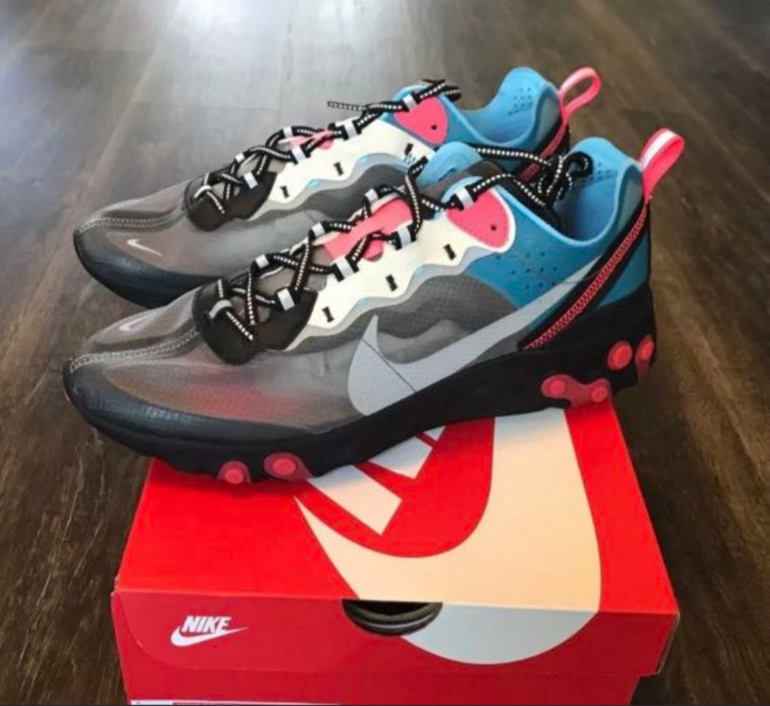 comer Botánico controlador Price firm : Us10 Nike React Element 87 Air off white, Men's Fashion,  Footwear, Sneakers on Carousell