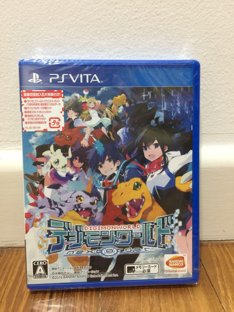 Ps Vita Digimon World Next Order Toys Games Video Gaming Video Games On Carousell