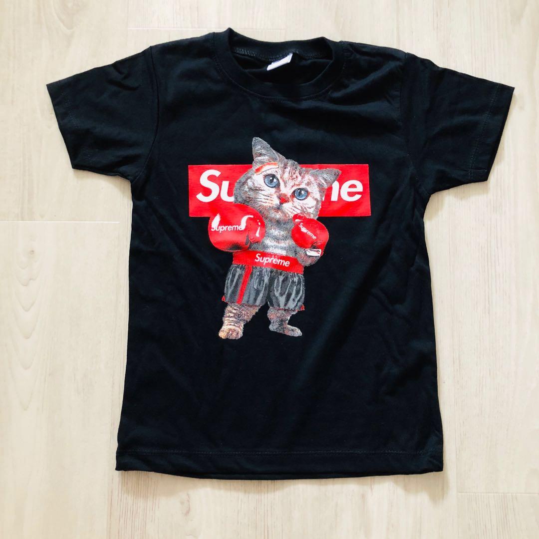 Supreme boxing cat shirt top