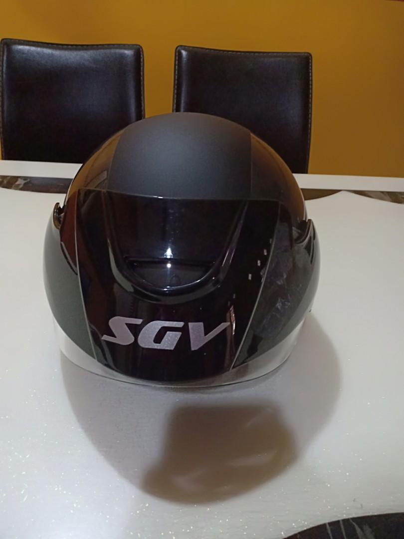 SGV CRUISER VISOREX HELMET GREY Auto Accessories on Carousell