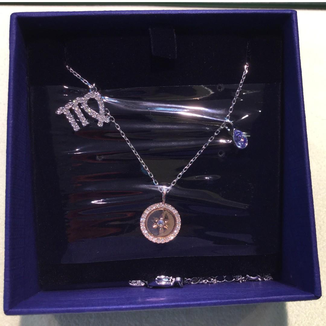 Swarovski virgo shop necklace