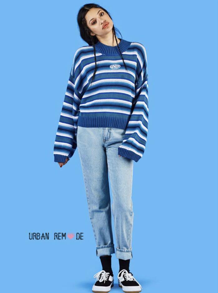 Unif blue sweater clearance