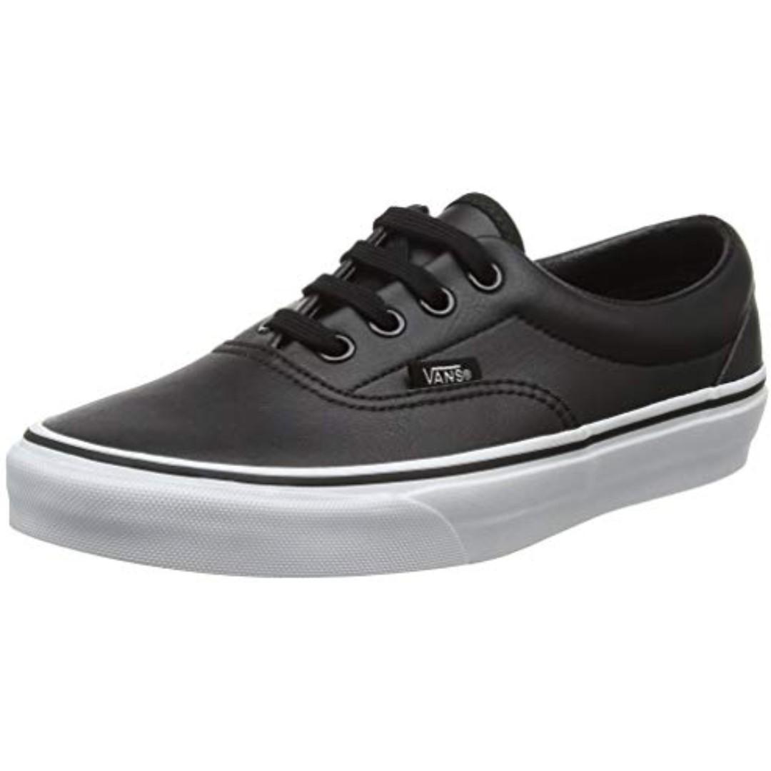 Black leather vans for men sales