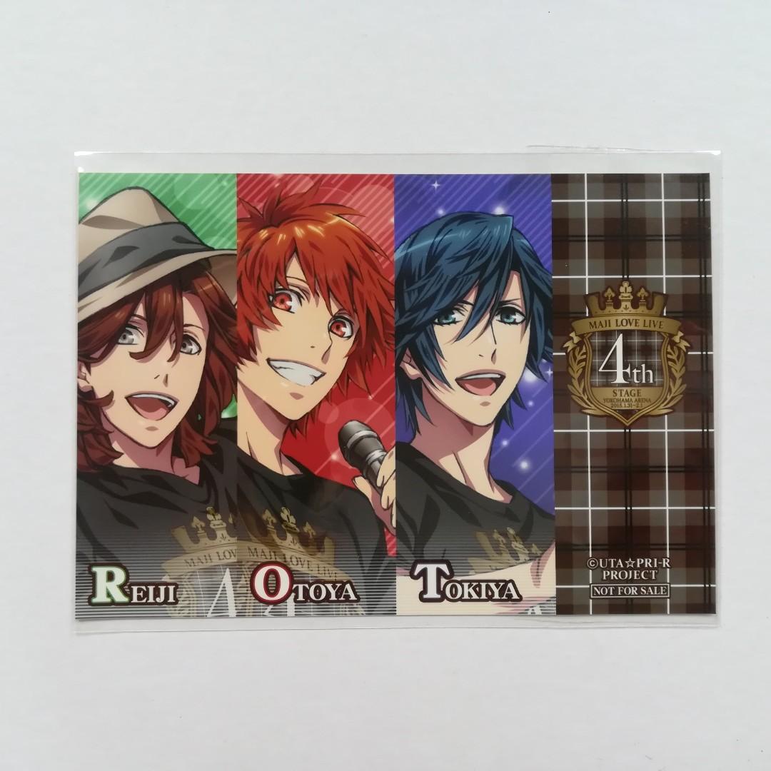 Uta No Prince Sama Maji Love Live 4th Stage Reiji Otoya Tokiya Card Photo J Pop On Carousell