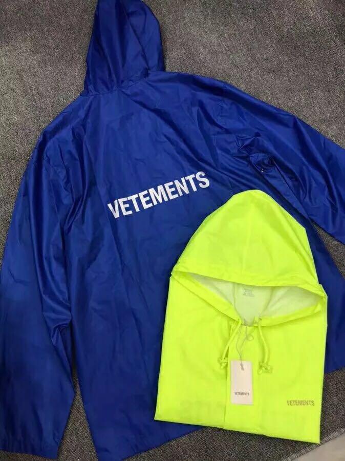Vetements Waterproof Raincoat 2018 Collection Men s Fashion Coats Jackets and Outerwear on Carousell