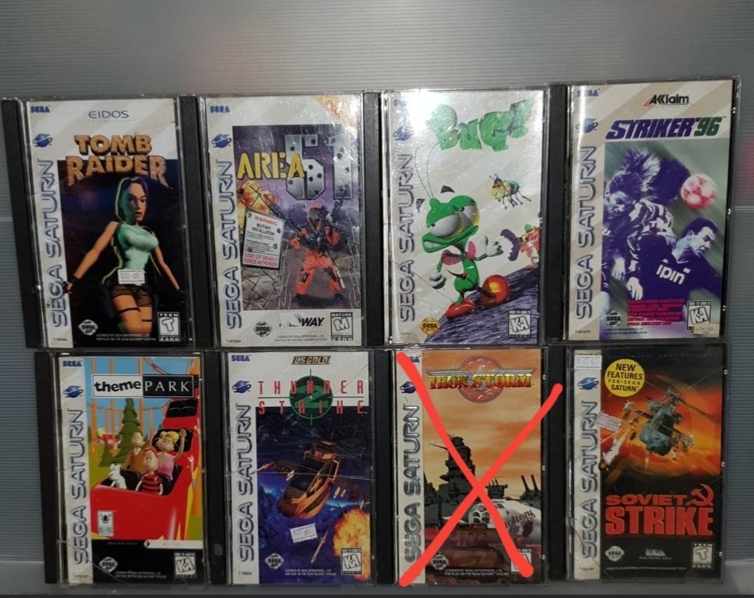 Vintage Sega Saturn Usa Japan Version Games Toys Games Video Gaming Video Games On Carousell