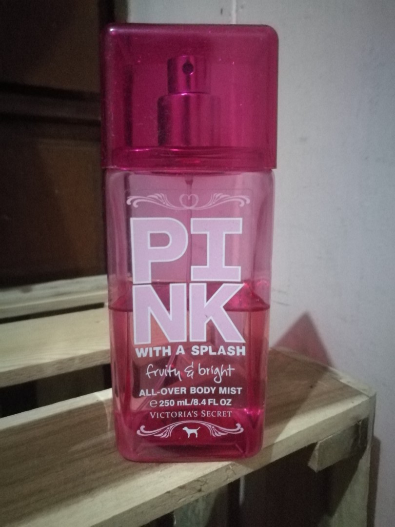 fruity and bright pink perfume