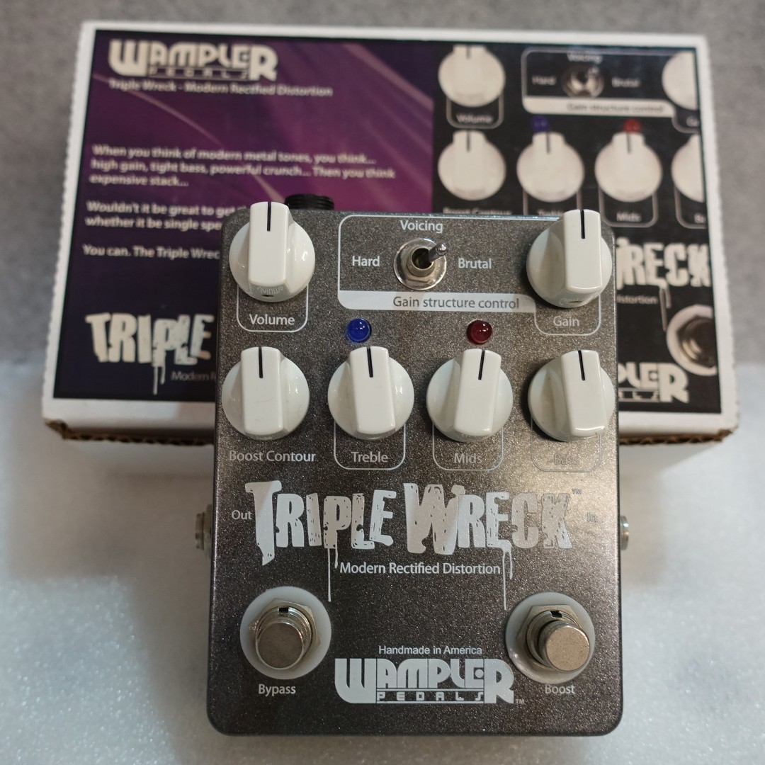 WAMPLER Triple Wreck Distortion, Hobbies & Toys, Music & Media, Music ...