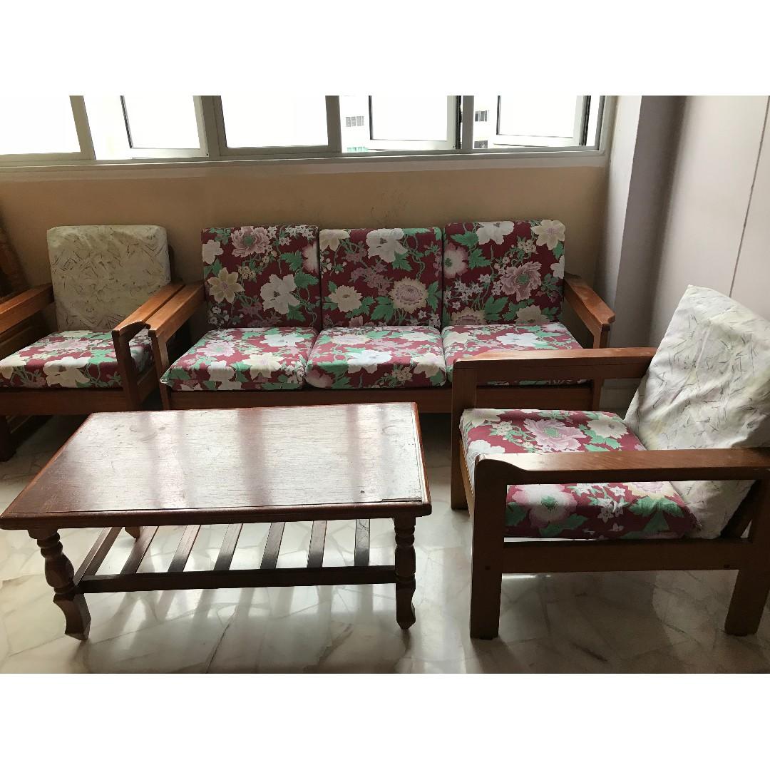 Wooden Sofa Sets For Sale Furniture Sofas On Carousell