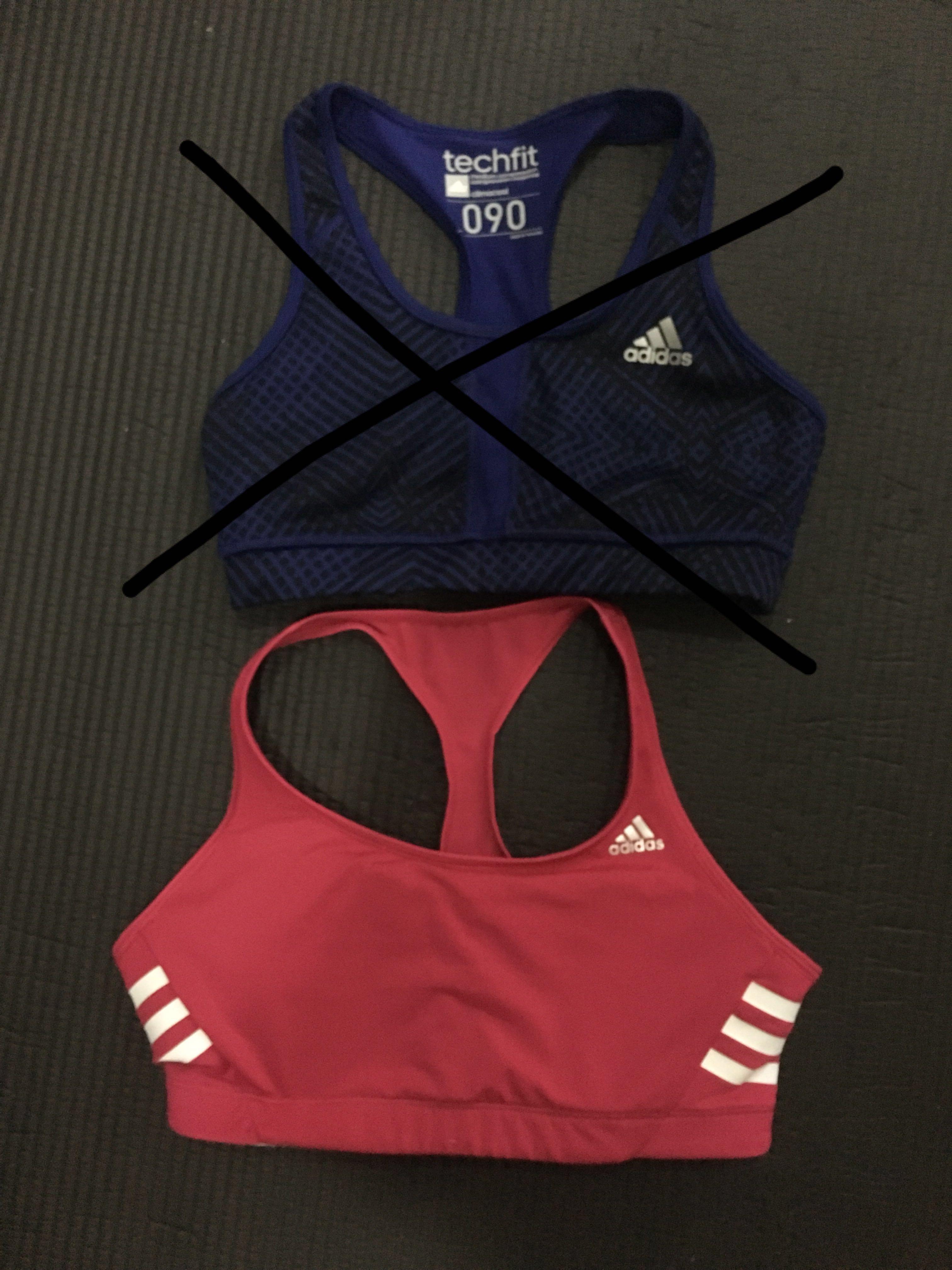 adidas bra size