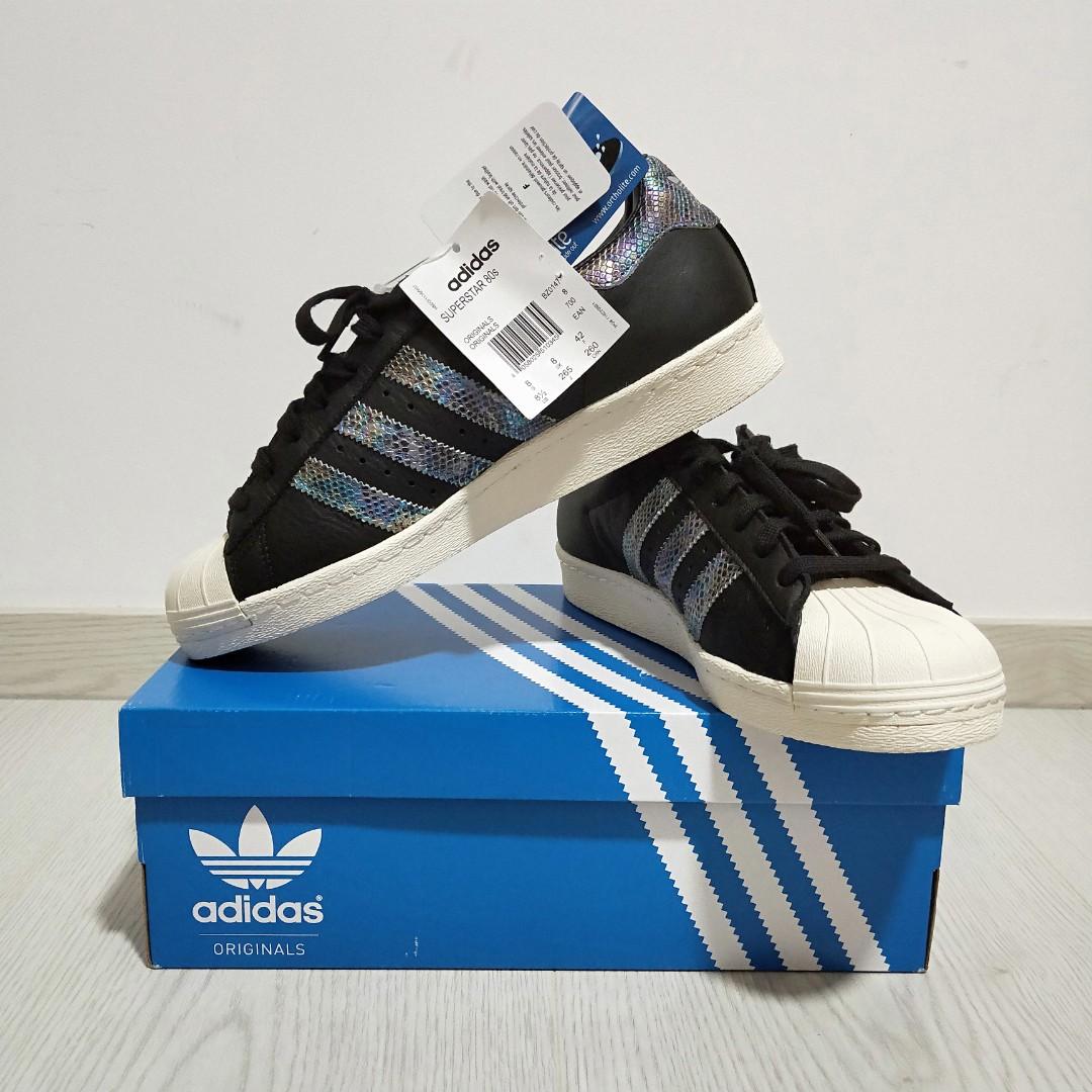 Adidas Superstar 80s size US 8.5 UK 8 42, Women's Fashion, Shoes, Sneakers  on Carousell