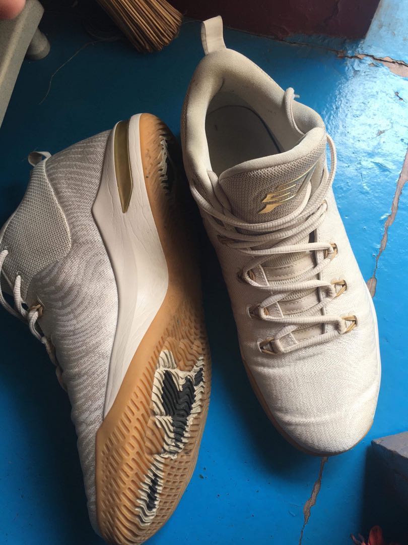 AIR JORDAN CP3 X AE basketball shoes light brown metallic gold