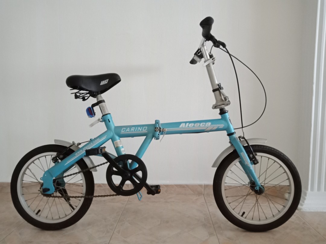 Aleoca Carino Foldable Blue Bicycle