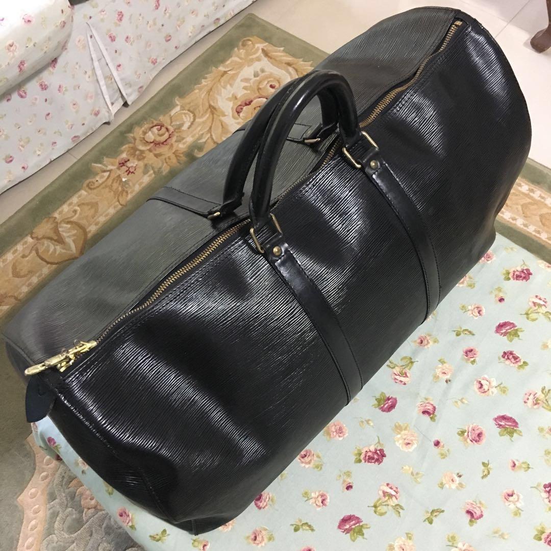 Authentic Louis Vuitton LV Keepall 55 in Epi Leather