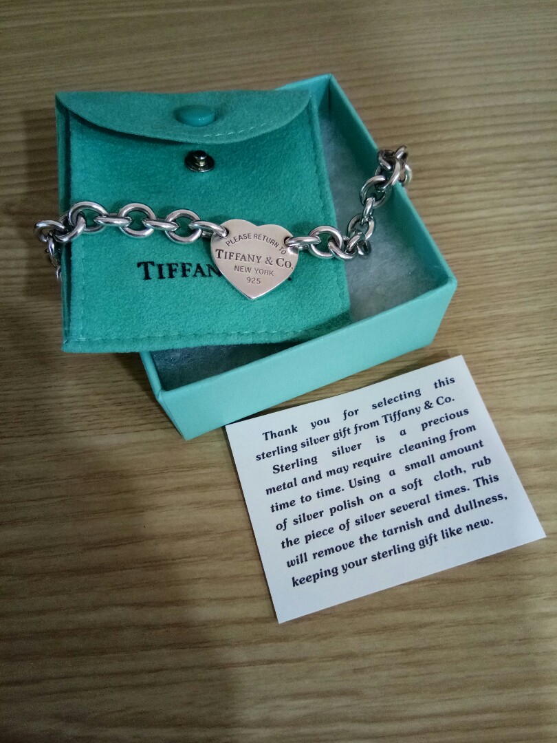How to clean online tiffany silver bracelet
