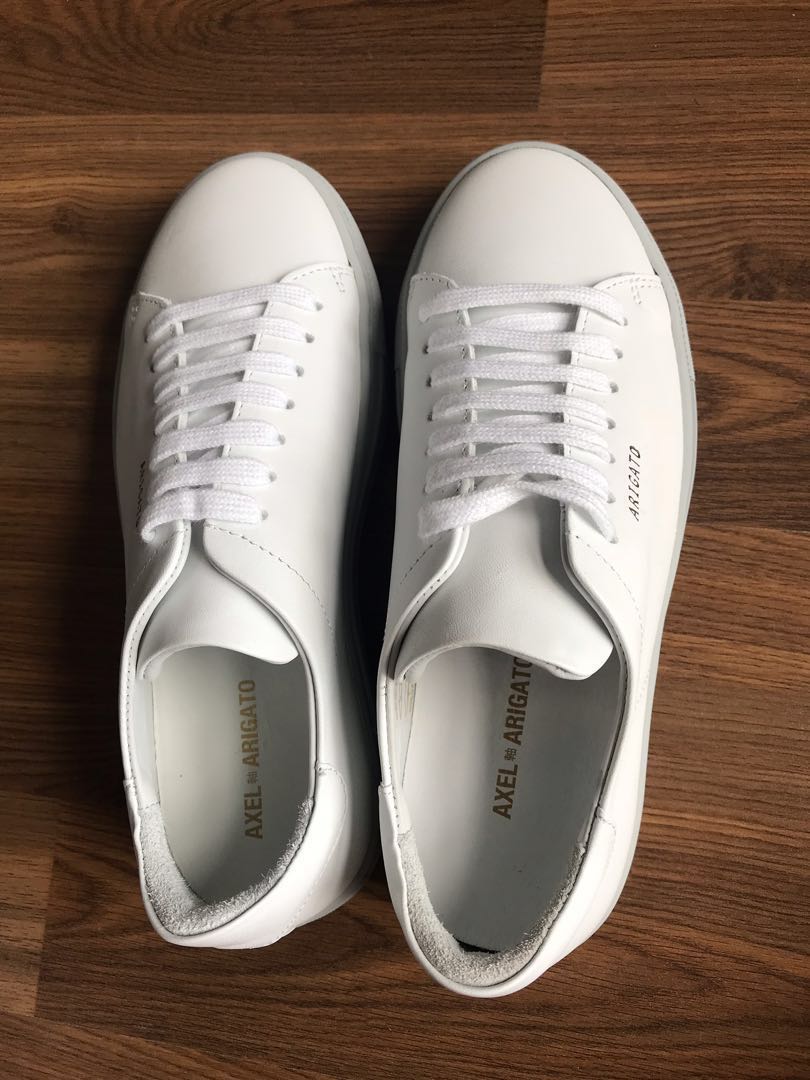 arigato white leather sneakers