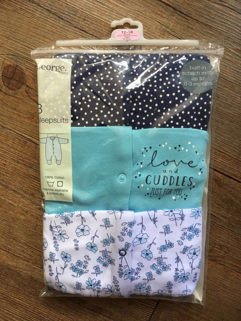 George baby shop sleepsuits