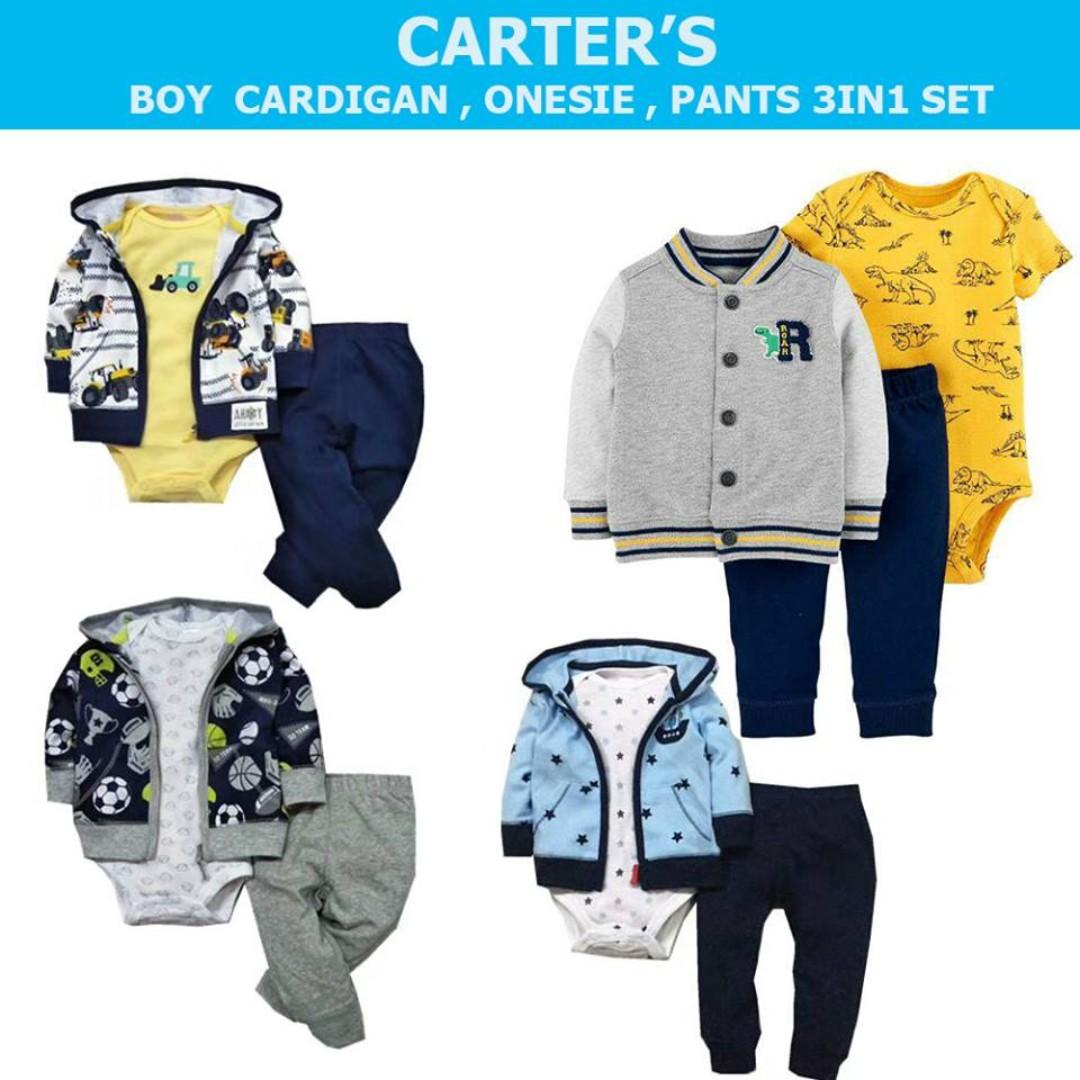 carters baby boy 3 piece set