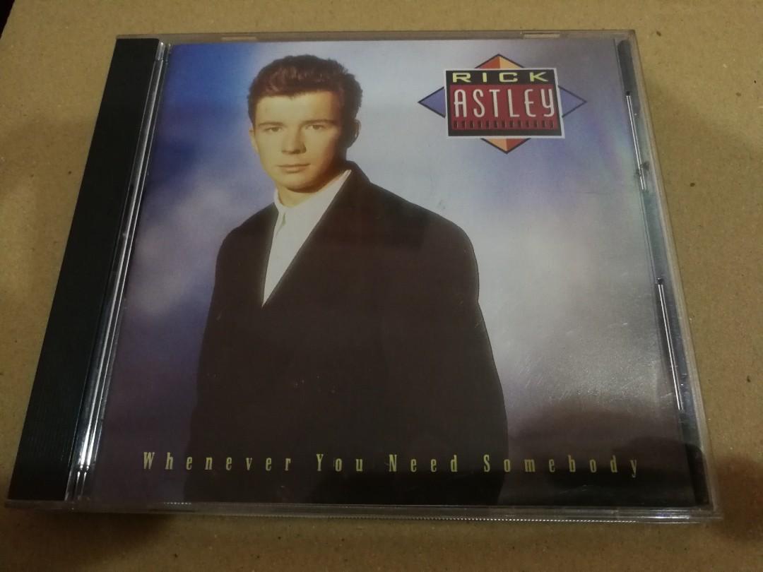 Cd Rick Astley Whenever You Need Somebody Japan Press Music Media Cd S Dvd S Other Media On Carousell