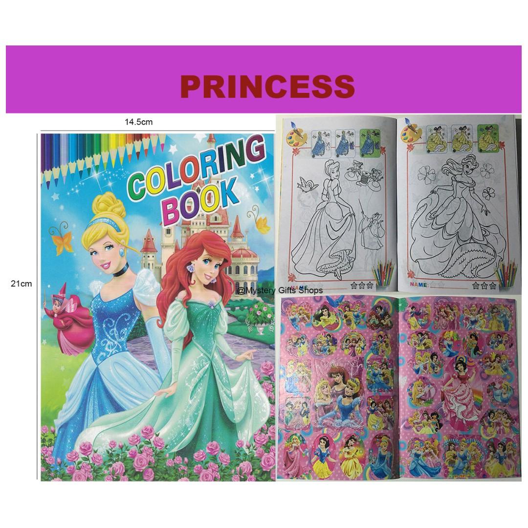 Disney Mystery Colouring Book - Kids and Adult Coloring Pages