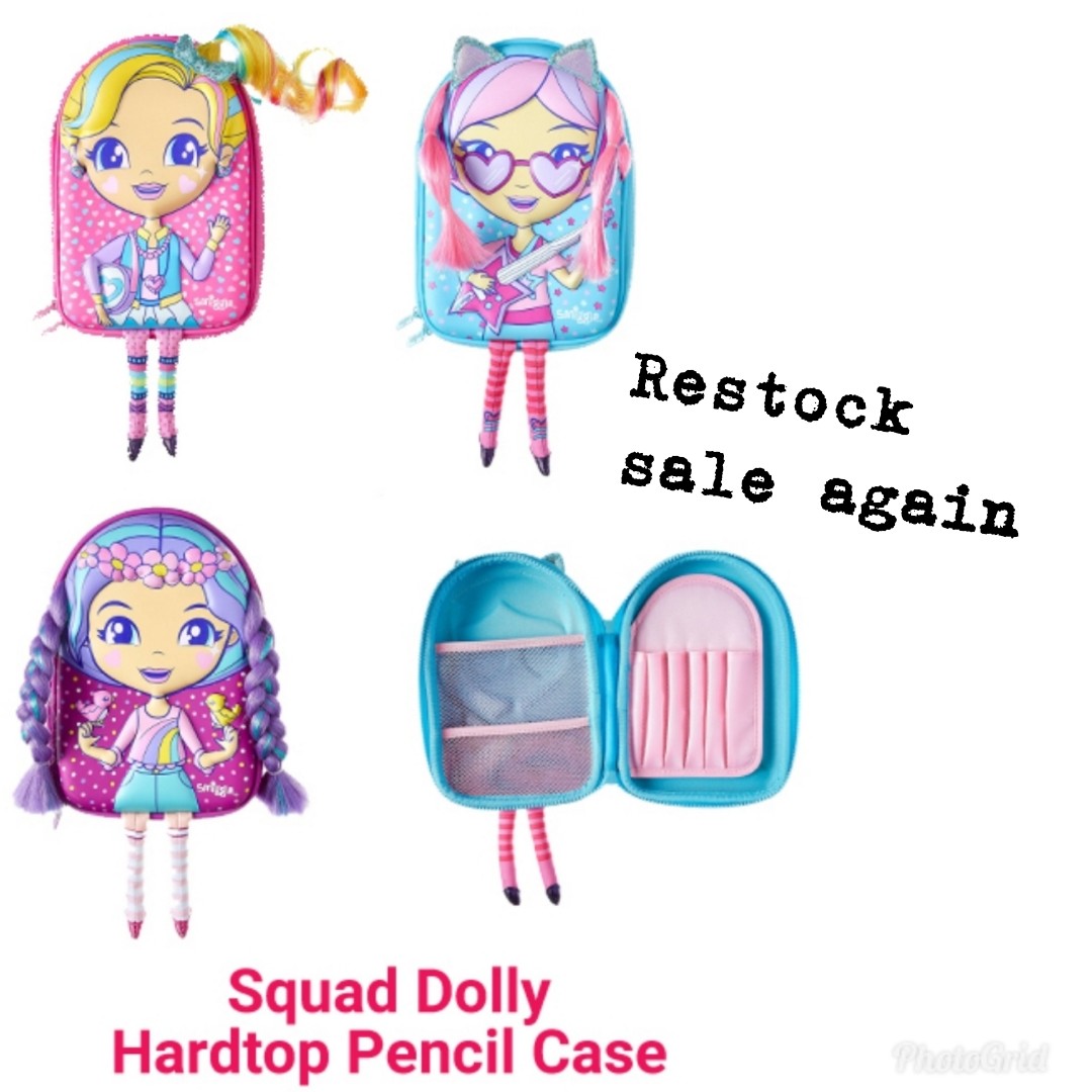 doll hardtop pencilcase smiggle, Buku & Alat Tulis, Alat Tulis di Carousell