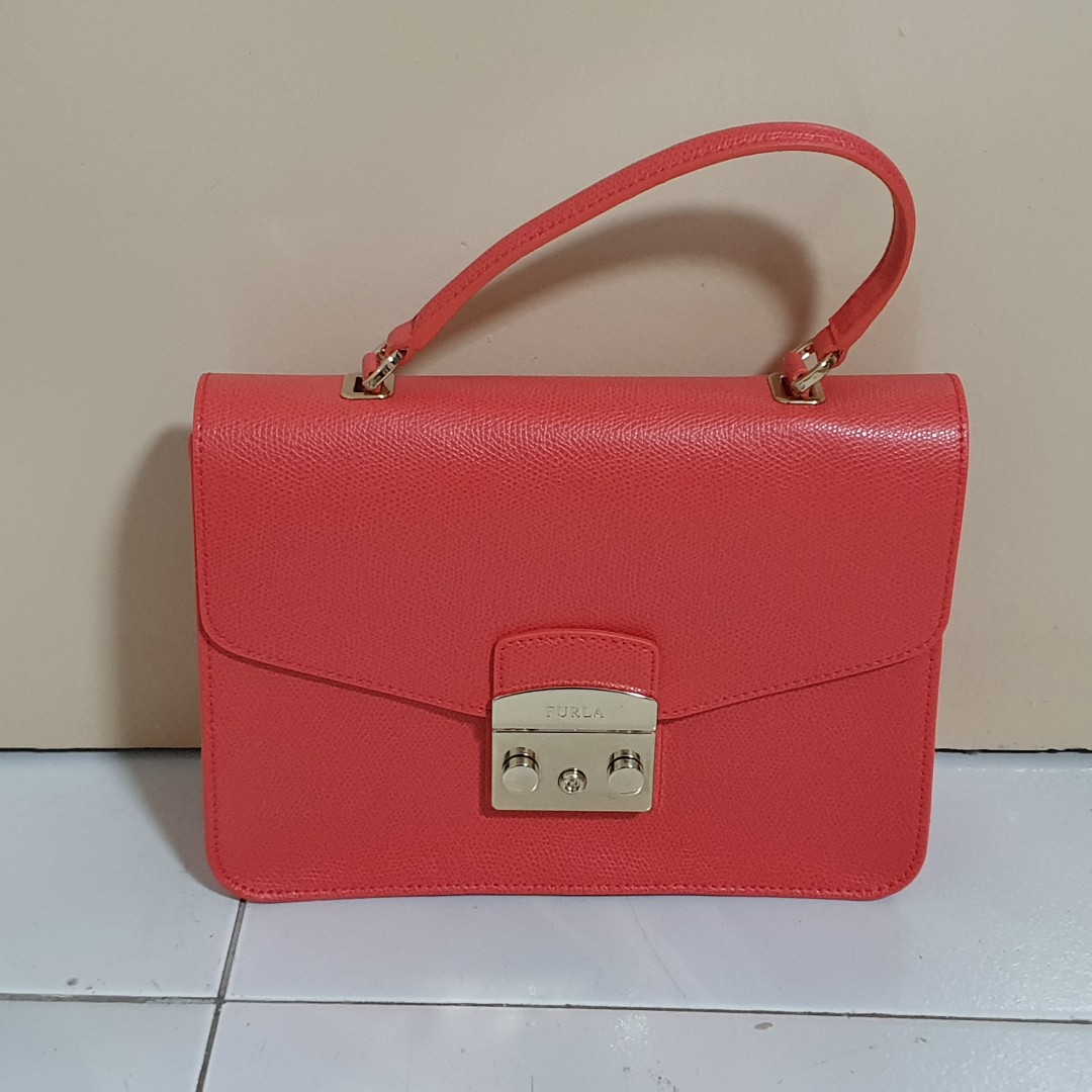 furla coral saffiano crossbody bag