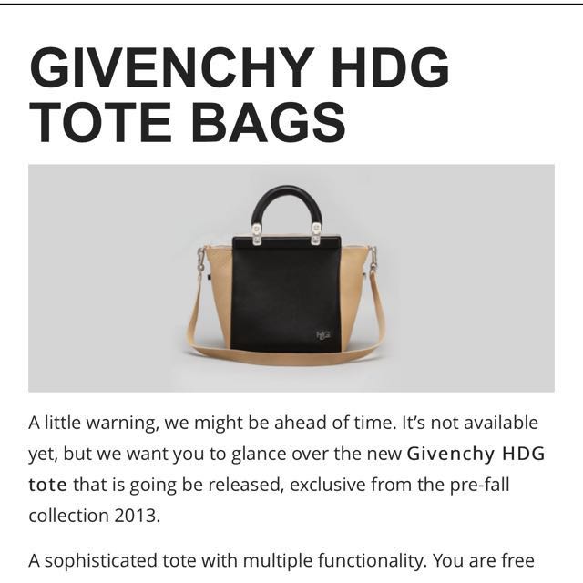 Givenchy hdg clearance bag