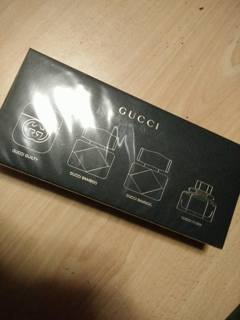 gucci mini perfume set