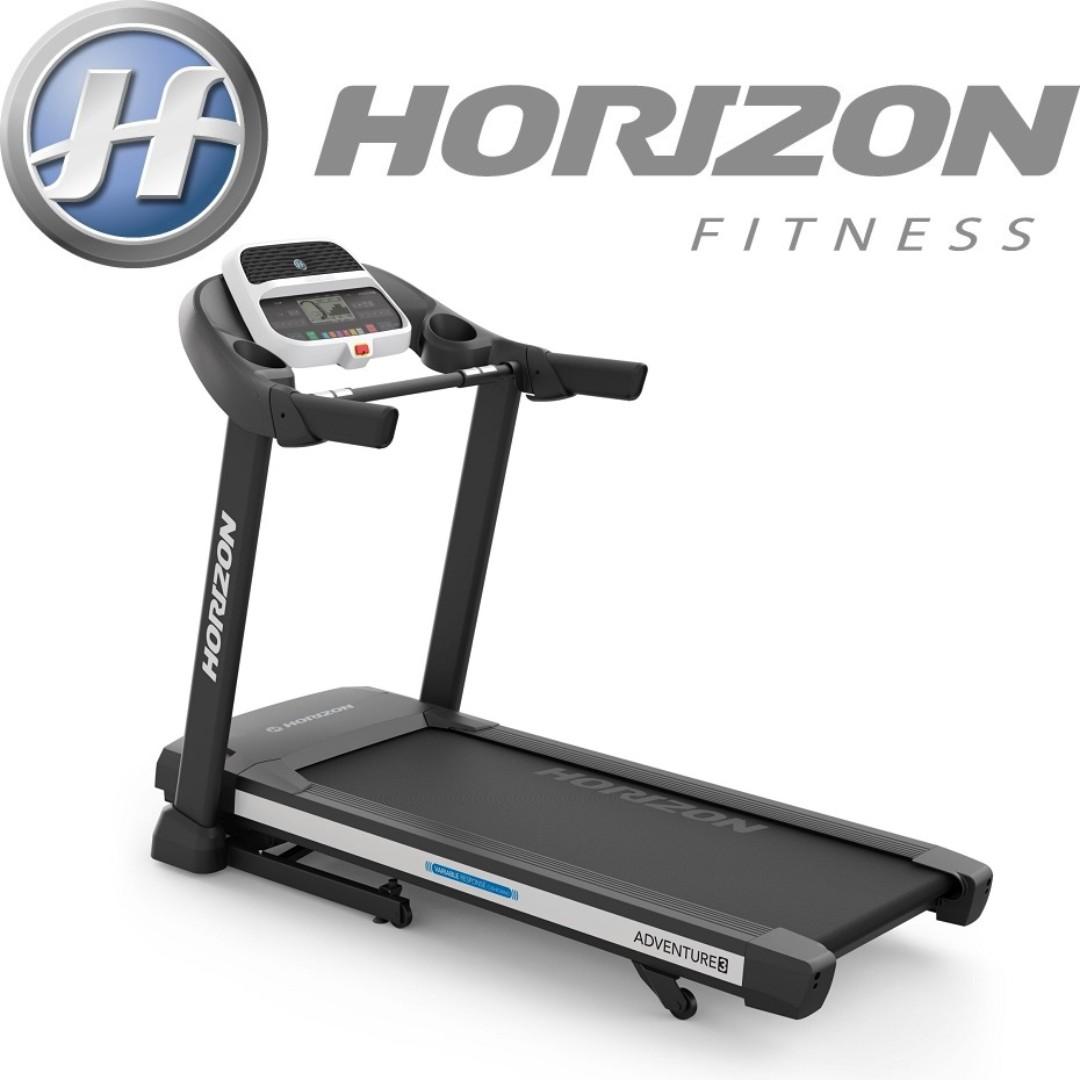 二手 喬山horizon 電動跑步機adventure 3 運動休閒 健身器材在旋轉拍賣