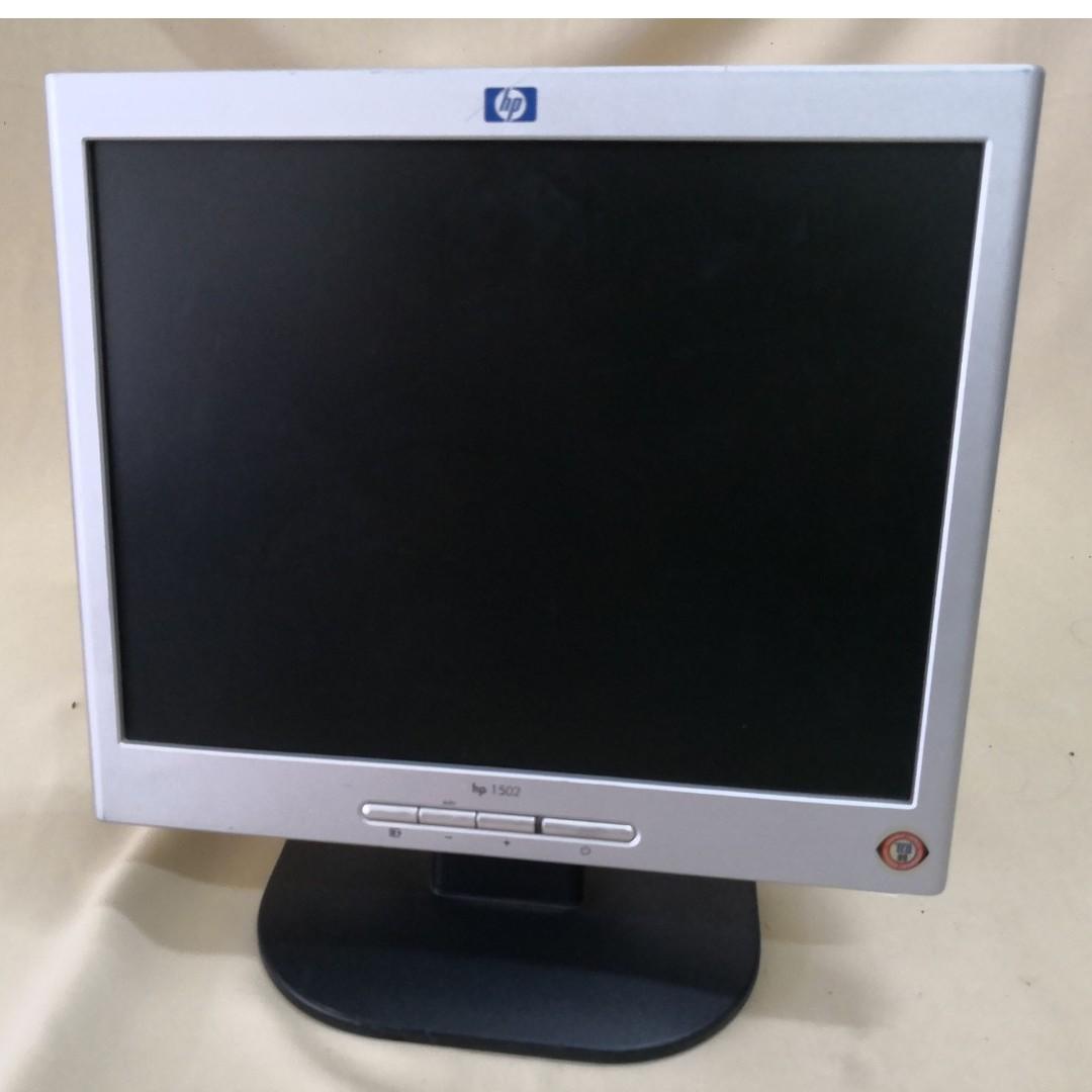 HP 15 inch Square LCD Monitor HP L1502 15in screen 15" Monitor