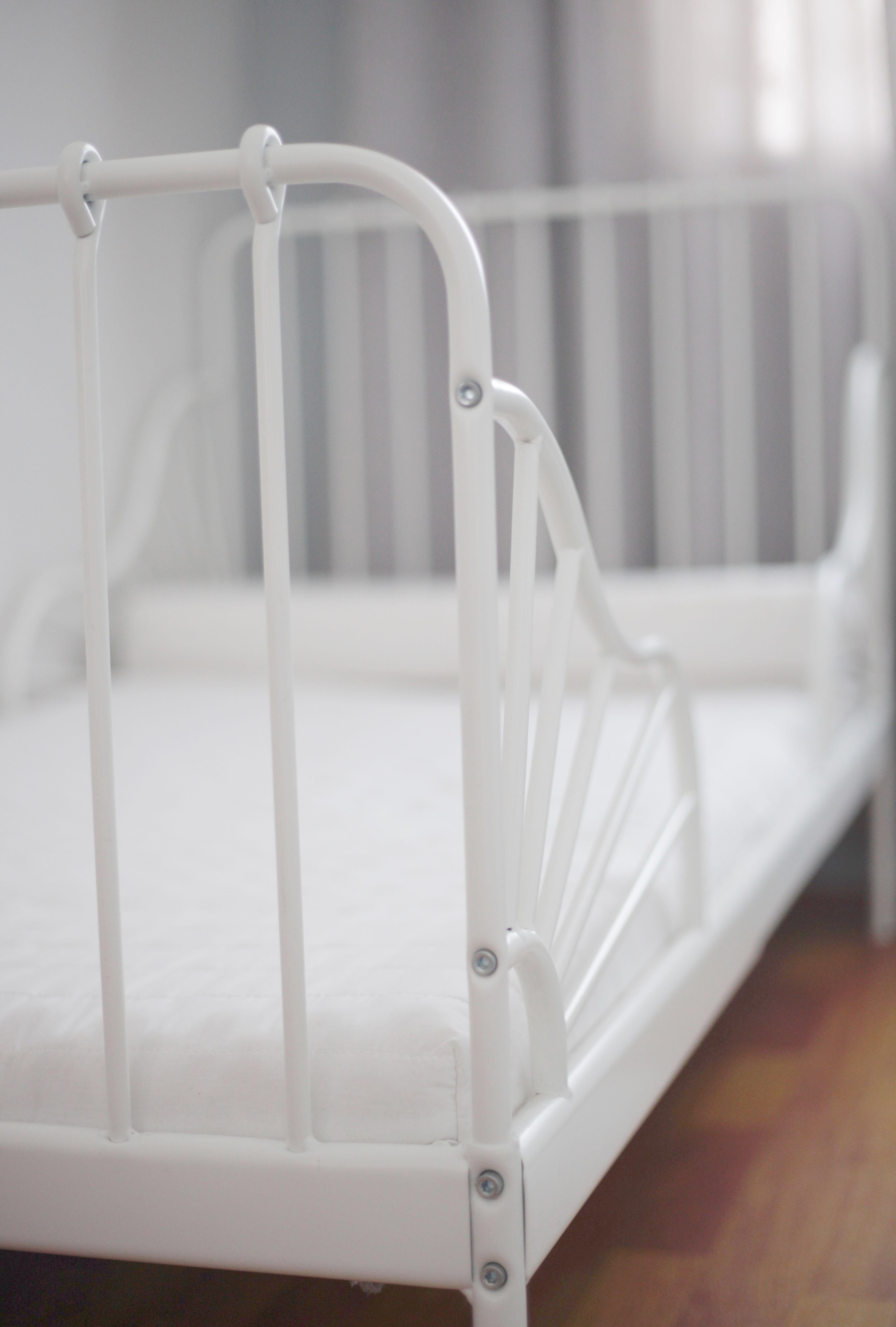 Ikea Minnen Ext bed frame + tilam, Babies & Kids, Baby Nursery & Kids