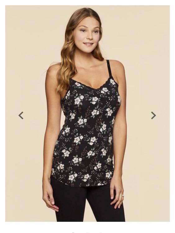 Jessica Simpson Clip Down Shelf Bra Maternity Nursing Cami