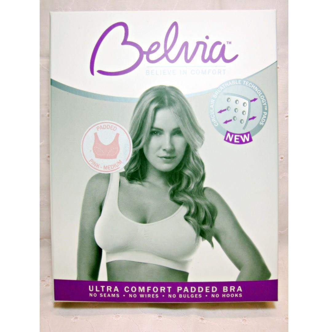 JML] Belvia Ultra Comfort Padded Bra - Pink *BNIP*, Women's