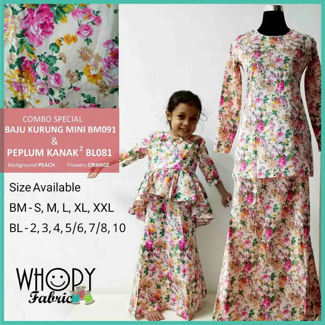 Kombo Kurung Mini Dan Baju Peplum Kanak Kanak Muslimah Fashion Two Piece On Carousell