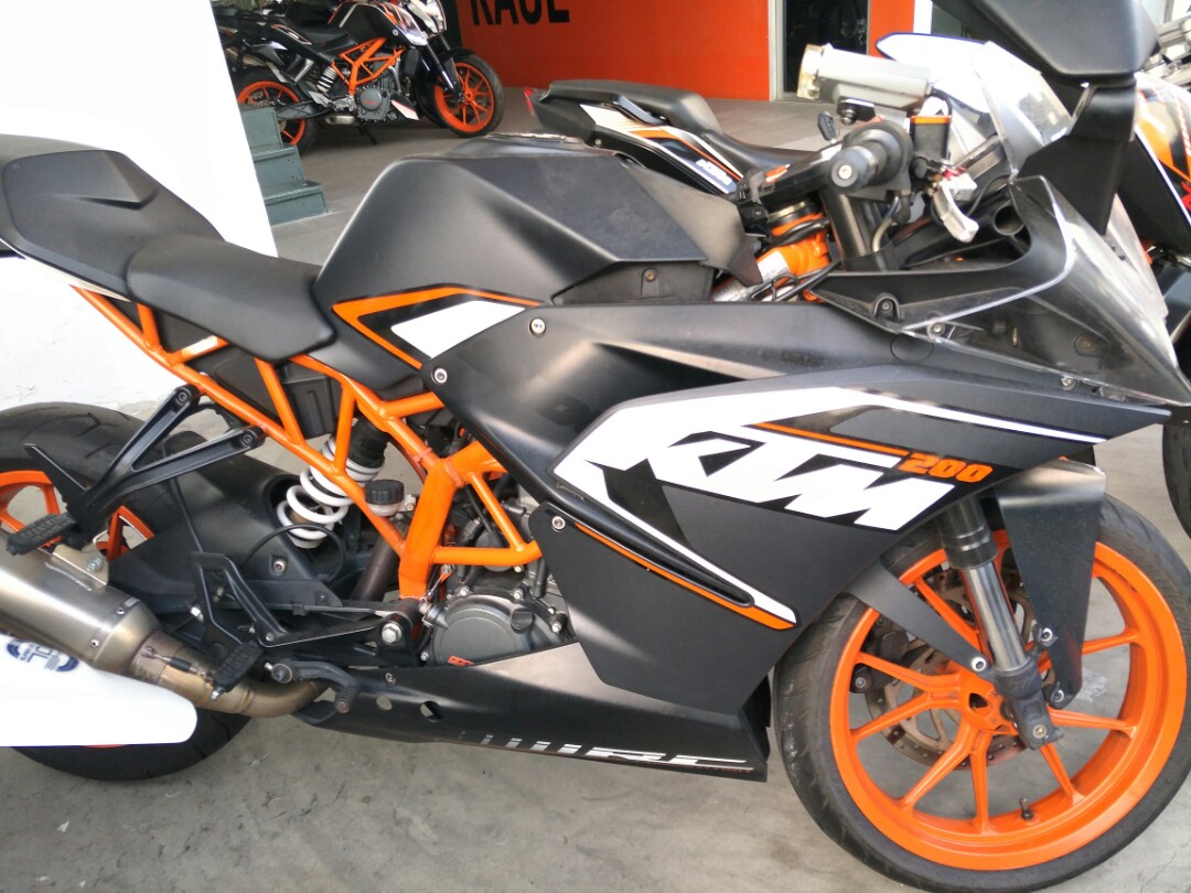 Akrapovic exhaust for sale ktm rc 200