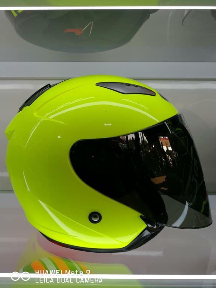 KYT Hellcat Plain Yellow Helmet Motorbikes on Carousell