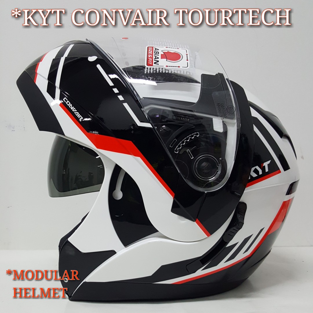 Kyt Modular Convair Tourtech Helmet Motorbikes Motorbike
