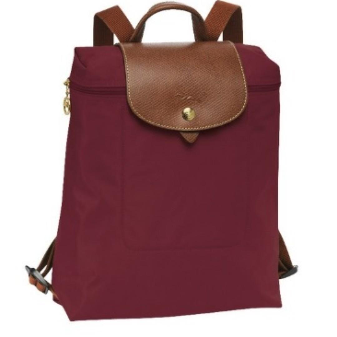 maroon backpack women's
