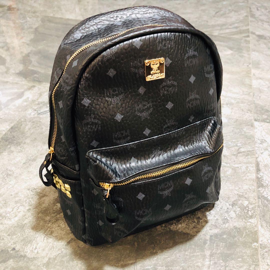 MCM Stark Backpack in Vintage Monogram Jacquard, Luxury, Bags & Wallets on  Carousell