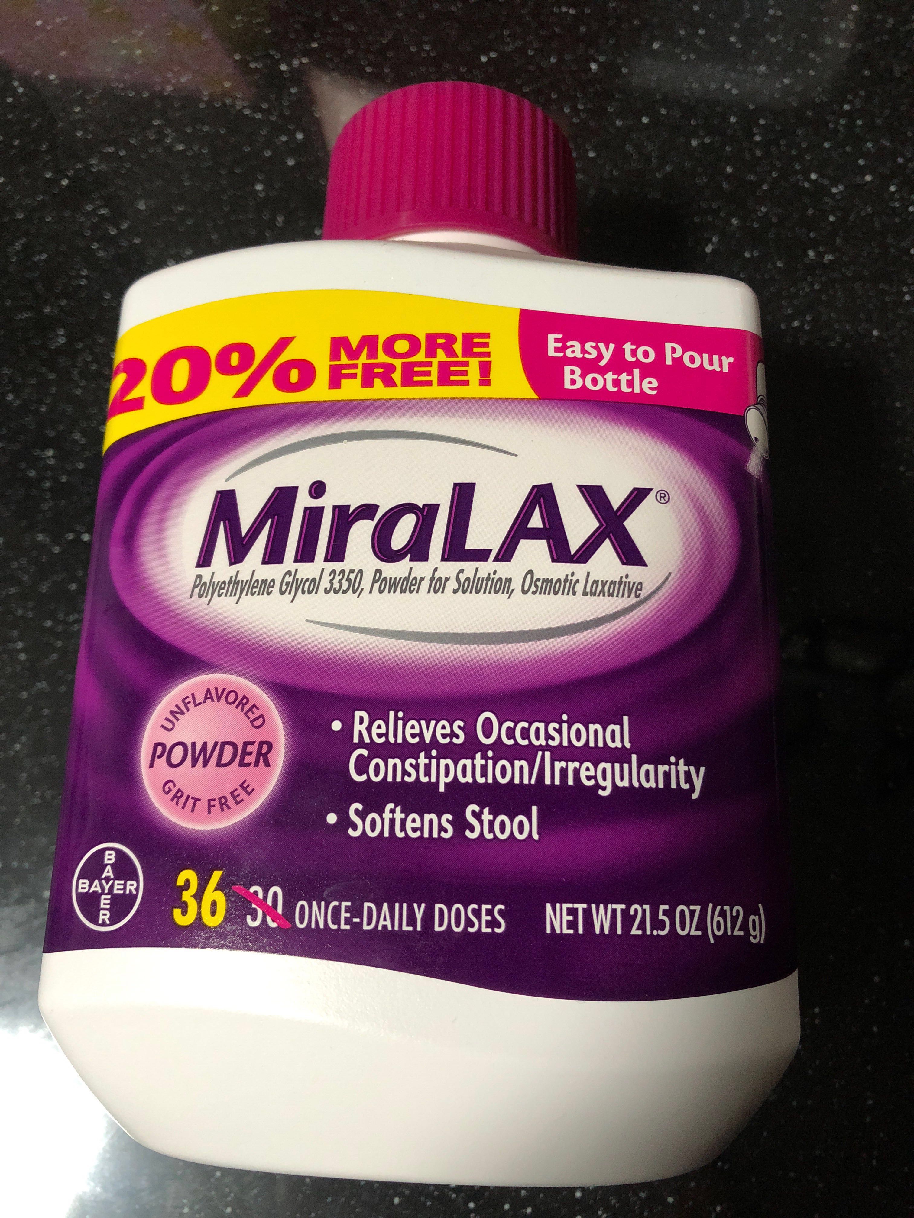 MiraLAX Powder Laxative Everything Else on Carousell