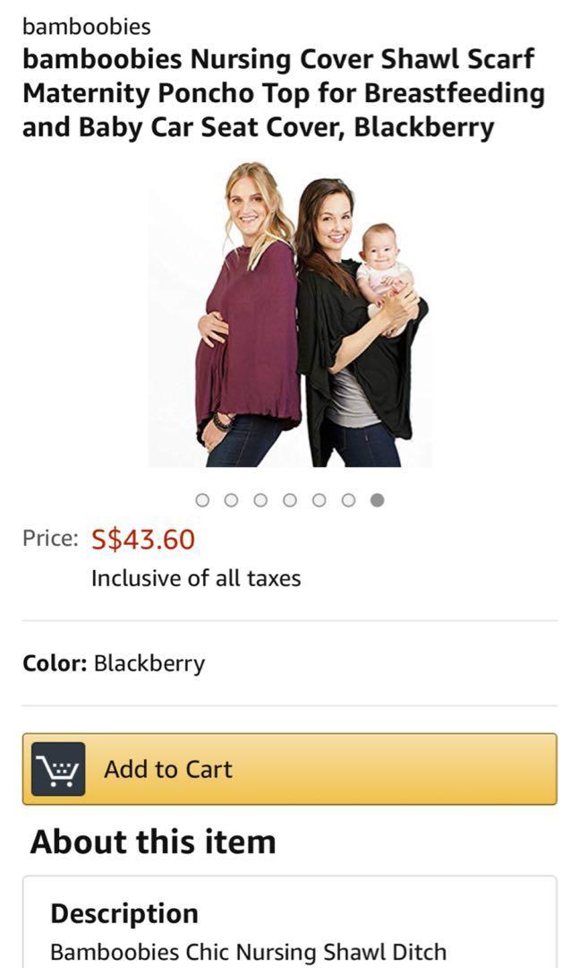 bamboobies nursing cover