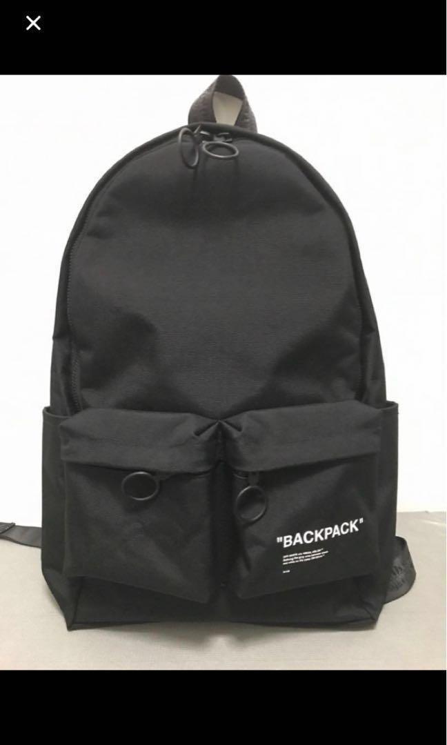 off white quote backpack
