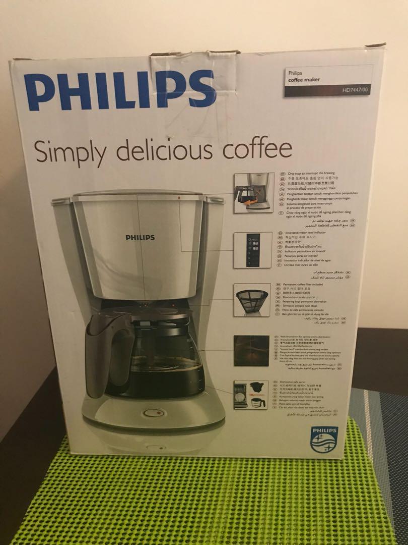 Philips Coffee Maker HD7447 (Negotiable), TV & Home Appliances, Kitchen