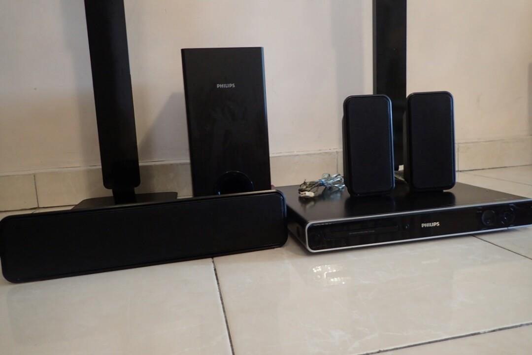 Philips DVD Home Theatre System HTS3366/98, Audio, Soundbars, Speakers