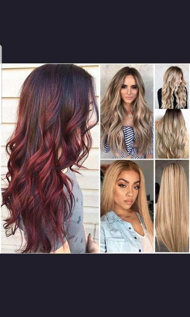 Po 3 Color Ombre Hair Wig Wh Women S Fashion Accessories