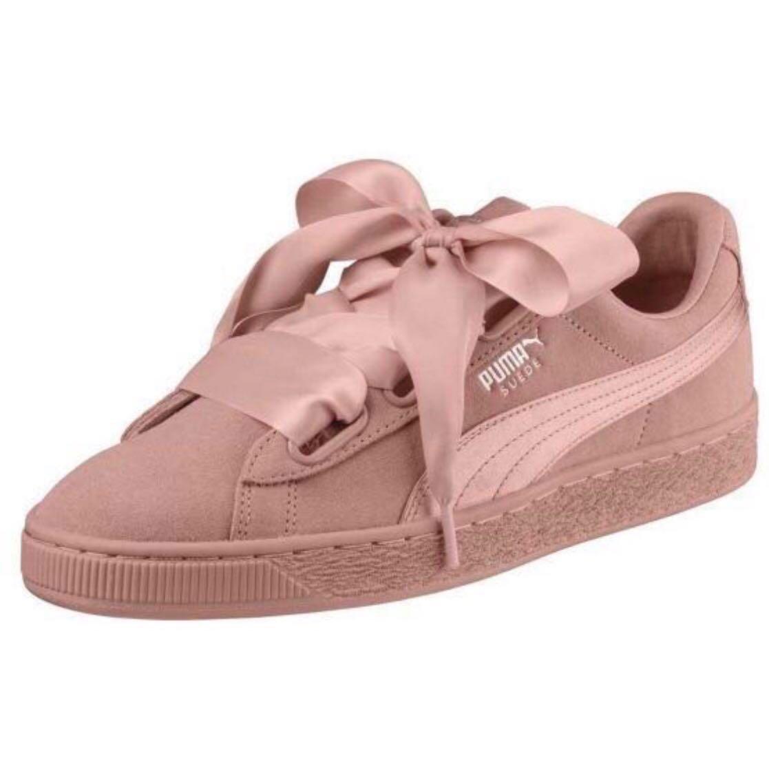 Puma Basket Heart Suede Blush, Women's 