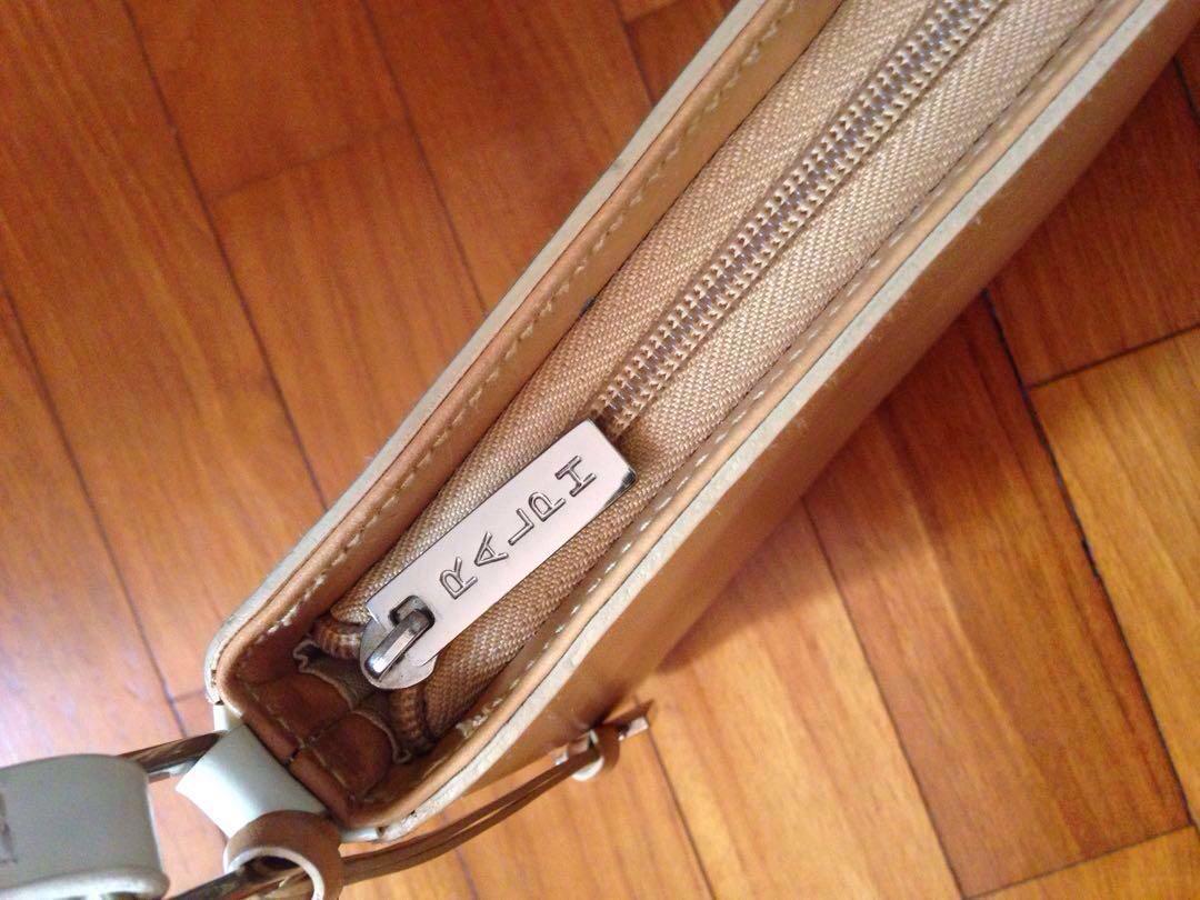Ralph lauren tan leather bag shop