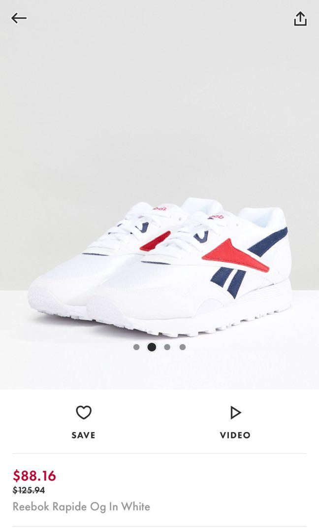 reebok rapide og white